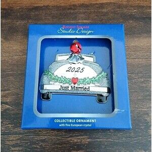 Regent Square Studio Design Just Married 2025 Collectible Ornament NEW